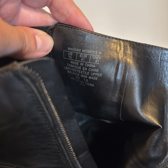 Nine West block heel leather boot - Picture 6 of 6